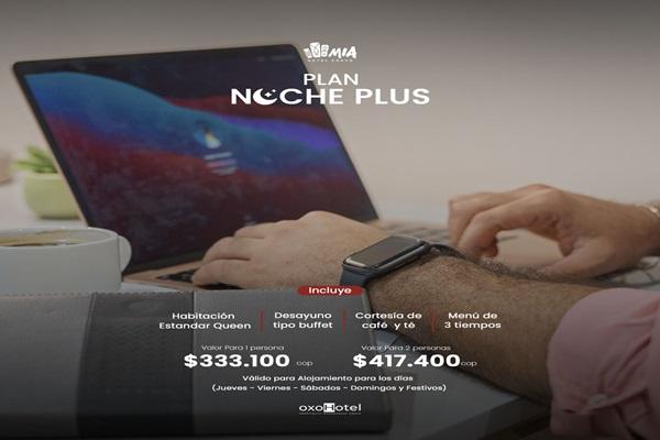 PLAN NOCHE PLUS PARA 2 PERSONAS